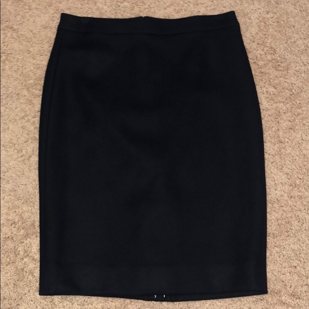 NWT J.Crew double-serge navy pencil skirt size 4